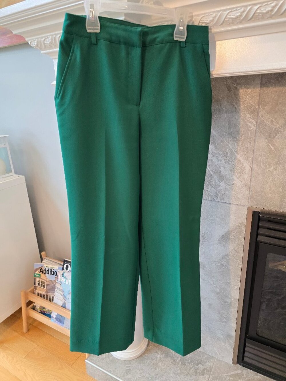 Rachel Zoe Women’s High Rise Straight Leg Career Pants Green Size 2 Business